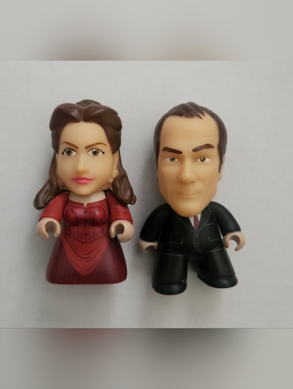 Titan Merchandise Vinyl Figure Doctor Who Clara Oswald and Canton "The Good Man"